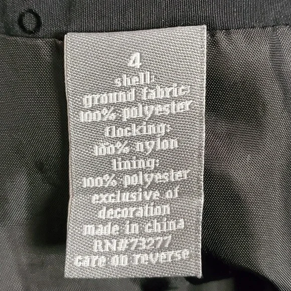 Apt 9 Womens Velvet Burnout Fairy Grunge Whimsigoth Skirt Size 4 Black Romantic - Picture 5 of 12